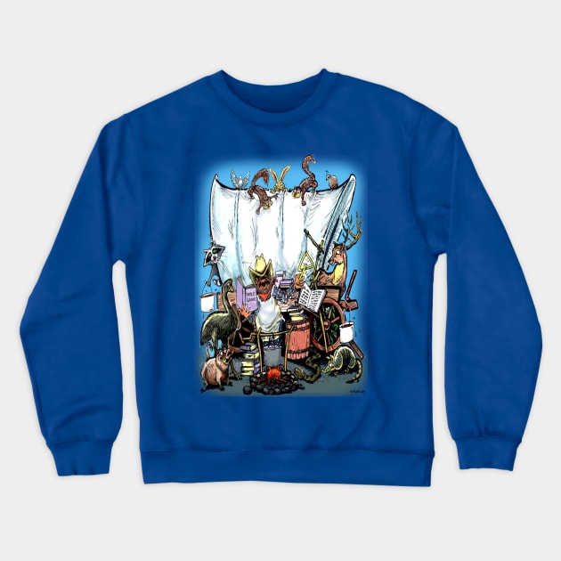 Chuckwagon Crewneck Sweatshirt by Kevin Middleton